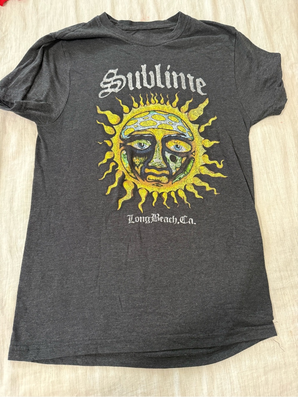 Sublime Short Sleeve Graphic Tee - Black with Yellow Sun